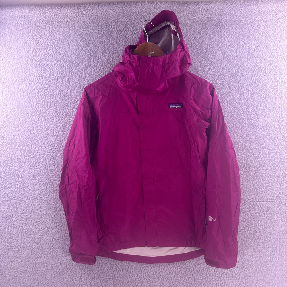 Patagonia H2No Torrentshell Rain Jacket Womens Small Magenta Purple Waterproof